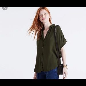 Central drapey button up shirt